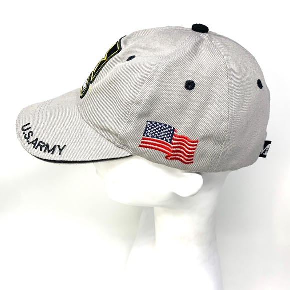 US Army Gray Hat Cap - Picture 2 of 6